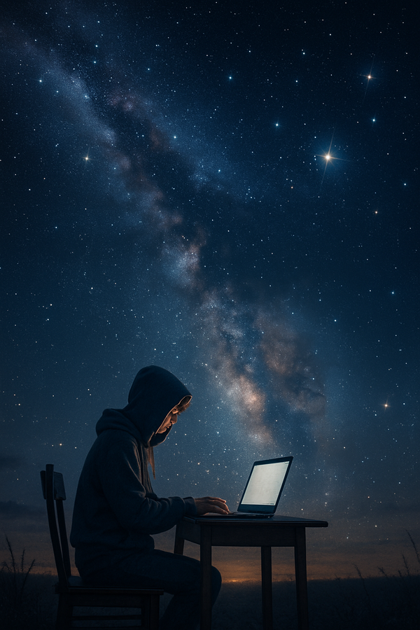 A High School Dropout and The Divine: When Dust Scintillates